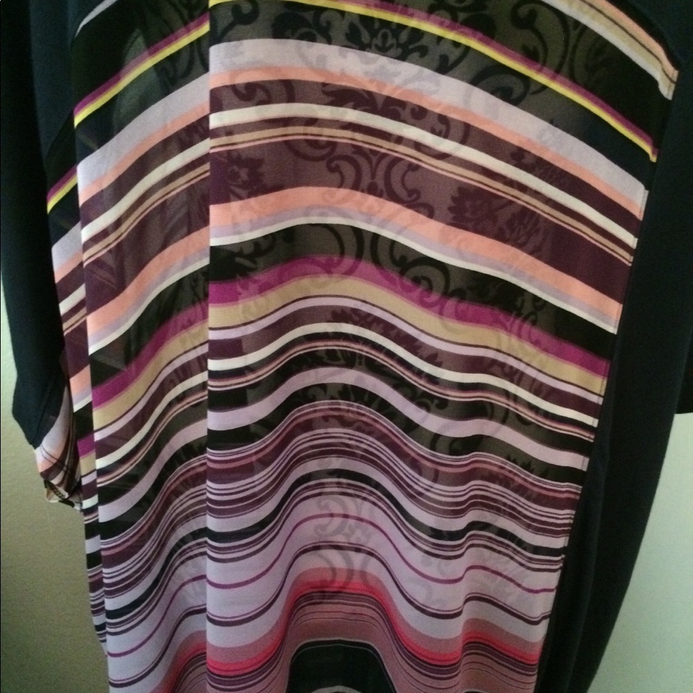 Lane Bryant Knit/Sheer Tunic NWT - Picture 2 of 4